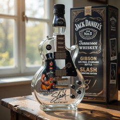 Appetite for Rock: Vintage Sunburst Guitar Figurine Spirit Bottle