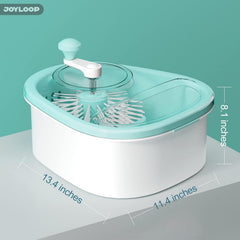 Fruit Cleaner Spinner, Large Fruit Washer Spinner with Brush