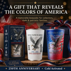 ❄️ Pour Cold Beer & Watch Hidden Patriotic Design Reveal | Magic Color Changing Cup