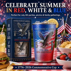 ❄️ Pour Cold Beer & Watch Hidden Patriotic Design Reveal | Magic Color Changing Cup