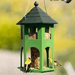 Weatherproof Metal House Bird Feeder