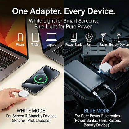🔋140W Smart Auto-Stop Eject Charger – Safe Anti-Overcharge Physical Disconnect Battery Guard 🛡️
