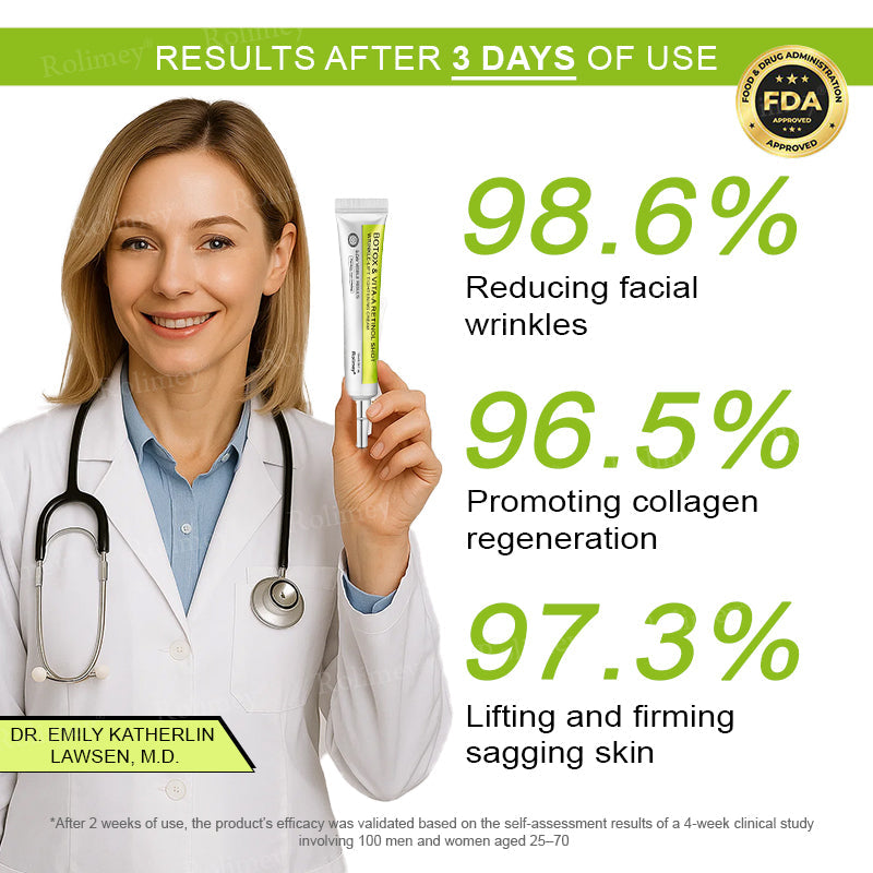 🎈❣️Made and shipped from the USA 💫Rolimey® Botox & Vita-A Retinol Shot Wrinkle-Lift Tightening cream - Last Day Promotion 70% OFF