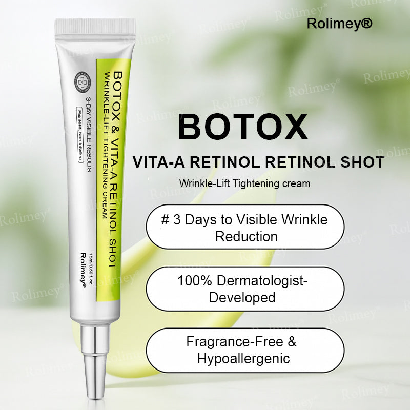 🎈❣️Made and shipped from the USA 💫Rolimey® Botox & Vita-A Retinol Shot Wrinkle-Lift Tightening cream - Last Day Promotion 70% OFF