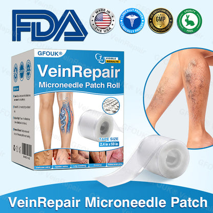 🇺🇸🏅🌱AIYNS Official Store -  VeinRepair Microneedle Patch Roll⚡Instant Relief, Long-Term Results