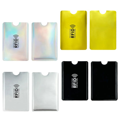 Advanced RFID Blocking Card Sleeves | Anti-Theft Identity Shield 🛡️💳