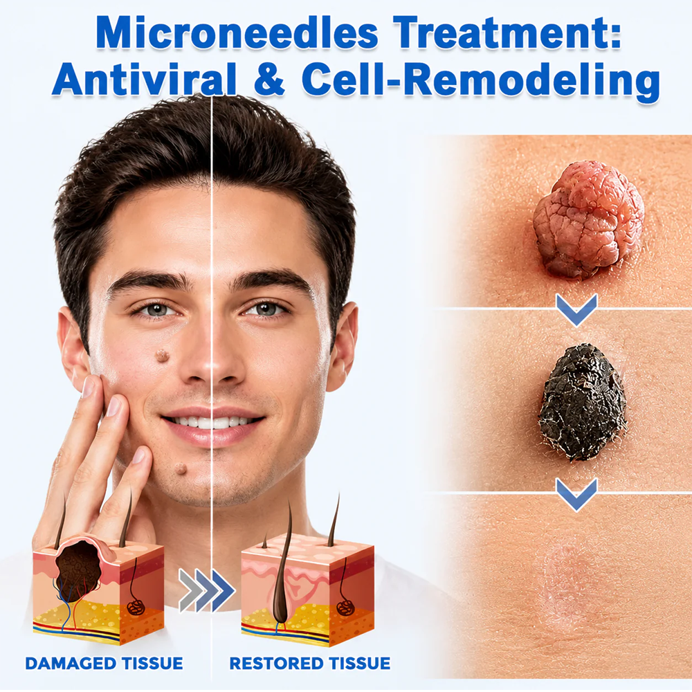 AIYNS Official Store -  2-in-1 Microneedle & Hydrocolloid Patch👨‍⚕️ | Removes raised moles, acne, flat warts, and skin tags | Helps improve wrinkles, scars, and blemishes | Invisible patches for face and body