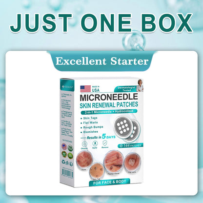 AIYNS Official Store -  2-in-1 Microneedle & Hydrocolloid Patch👨‍⚕️ | Removes raised moles, acne, flat warts, and skin tags | Helps improve wrinkles, scars, and blemishes | Invisible patches for face and body