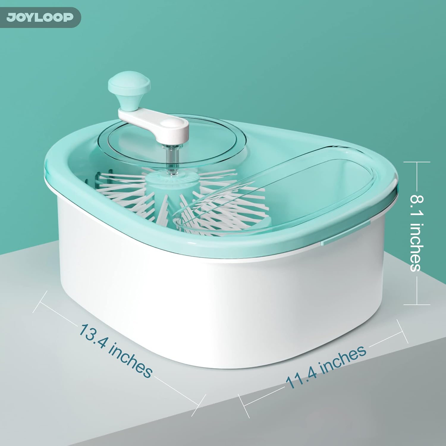 Fruit Cleaner Spinner, Large Fruit Washer Spinner with Brush