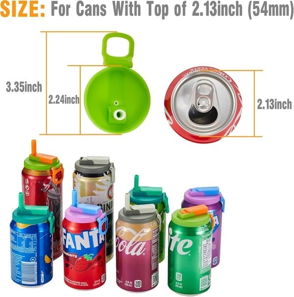🥤 Keep Your Drink Fresh - 48% OFF - 💞Straw Soda Can Lid