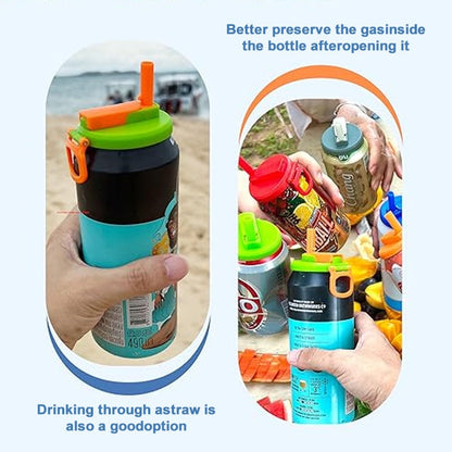 🥤 Keep Your Drink Fresh - 48% OFF - 💞Straw Soda Can Lid