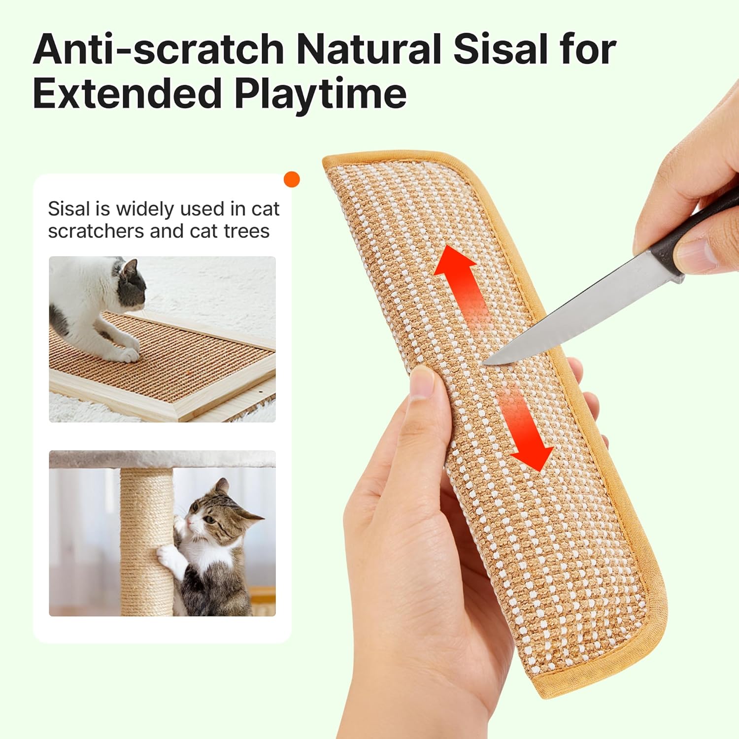 Potaroma Cat Toys Pack of with 6000mg A+ Organic Catnip, Soft Sisal Material Indoor Kitten Scratching and Kicker Toys, Drives Bored Cats Crazy with Fun Interactive Chew