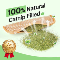 Potaroma Cat Toys Pack of with 6000mg A+ Organic Catnip, Soft Sisal Material Indoor Kitten Scratching and Kicker Toys, Drives Bored Cats Crazy with Fun Interactive Chew