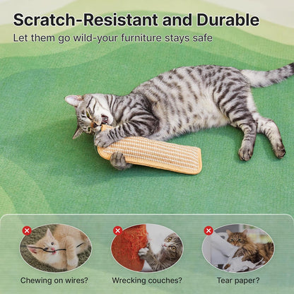 Potaroma Cat Toys Pack of with 6000mg A+ Organic Catnip, Soft Sisal Material Indoor Kitten Scratching and Kicker Toys, Drives Bored Cats Crazy with Fun Interactive Chew