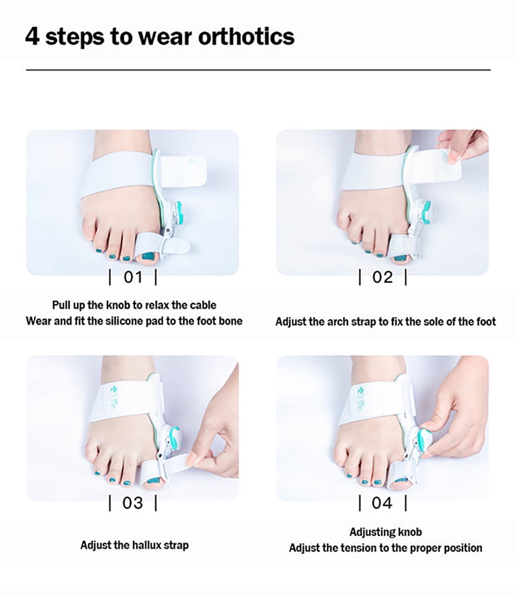 Big Toe Straightener Adjustable Toe Corrector Knob Hallux Valgus Correction Toe Bunion Separators Foot Care Supplies