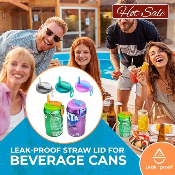 🥤 Keep Your Drink Fresh - 48% OFF - 💞Straw Soda Can Lid