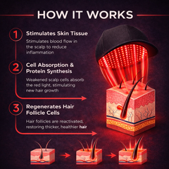 🔥Red Light Therapy Regrowth Cap