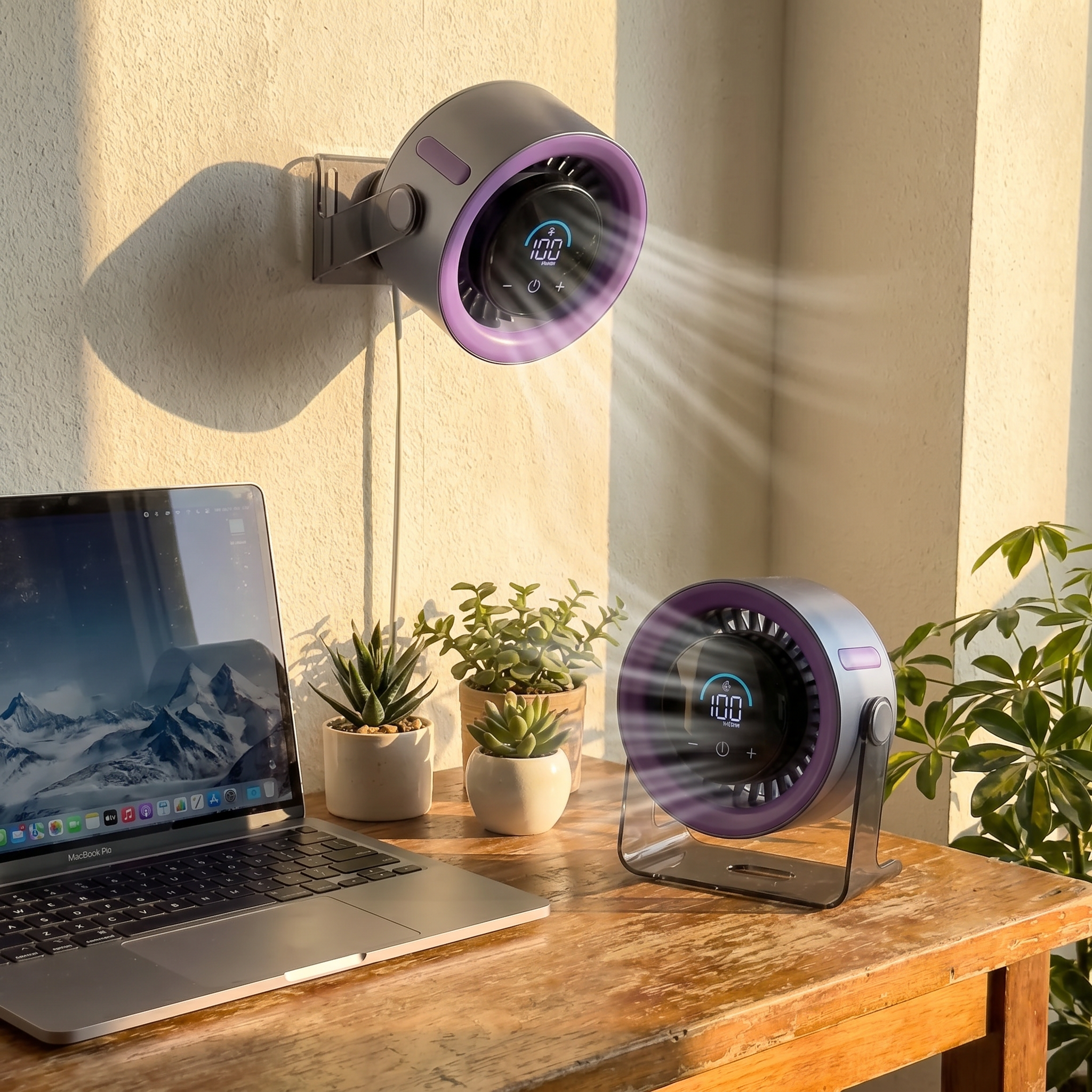 ❄️ Ultra-Quiet Table Fan