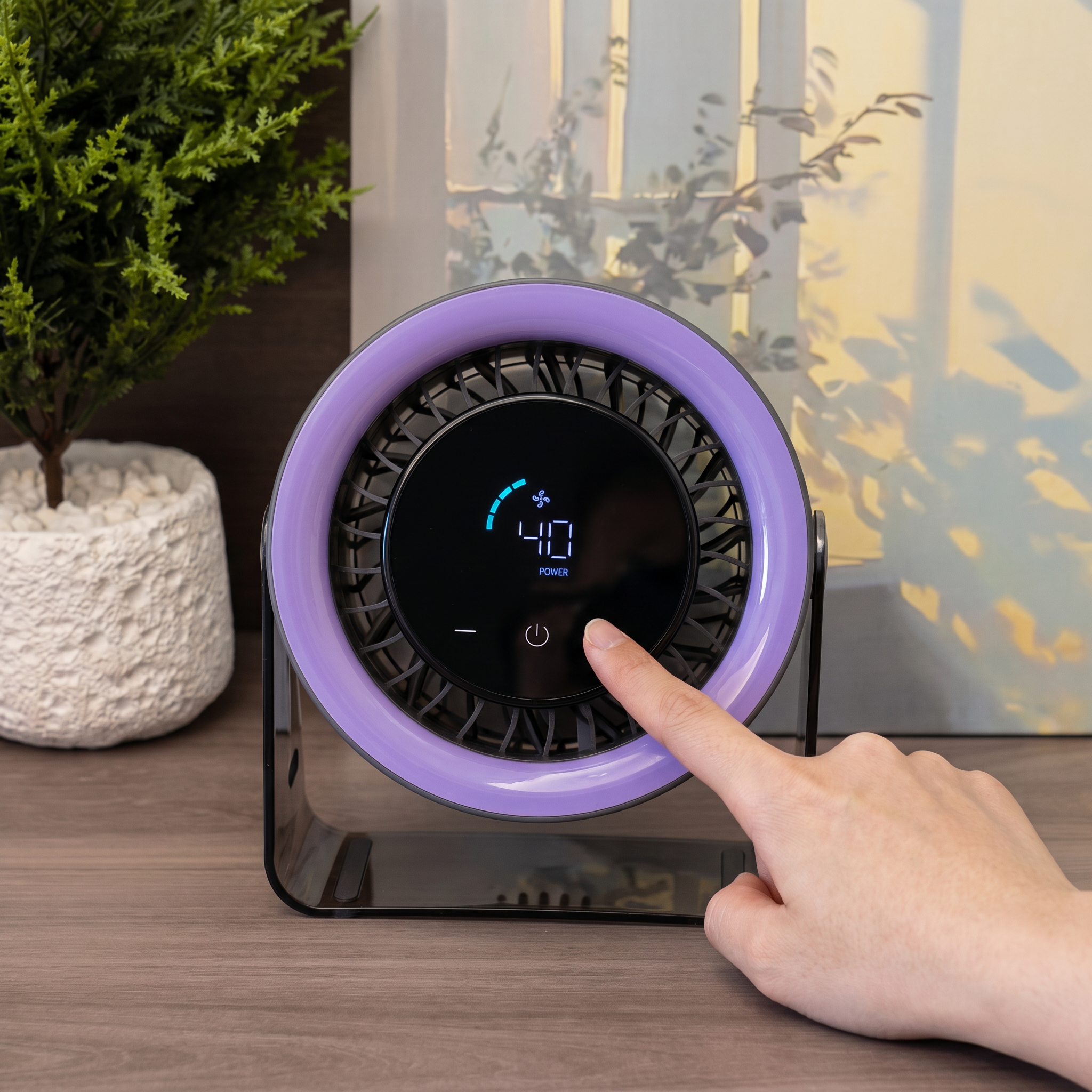 ❄️ Ultra-Quiet Table Fan