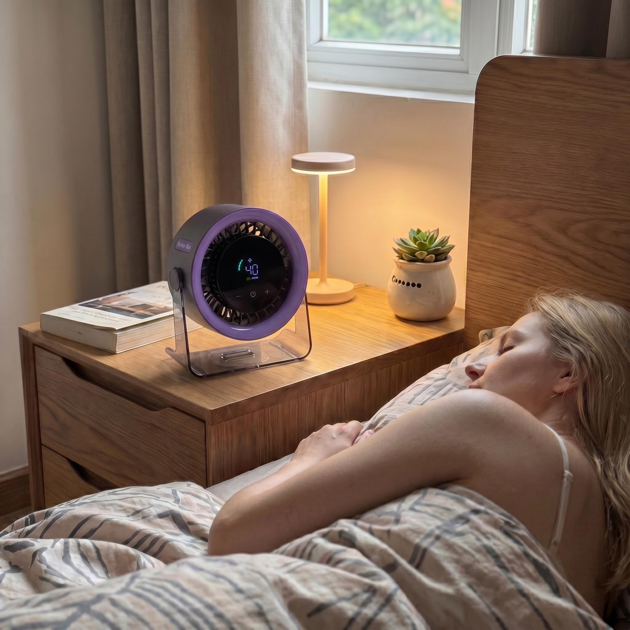 ❄️ Ultra-Quiet Table Fan