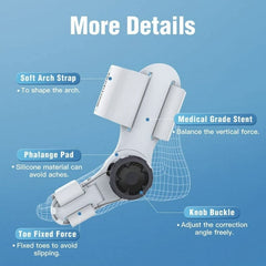 Big Toe Straightener Adjustable Toe Corrector Knob Hallux Valgus Correction Toe Bunion Separators Foot Care Supplies