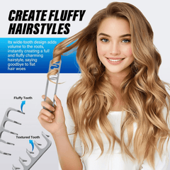 💇2026 Upgrade Volumizing Comb, Wide-Tooth Styling for Men & Women