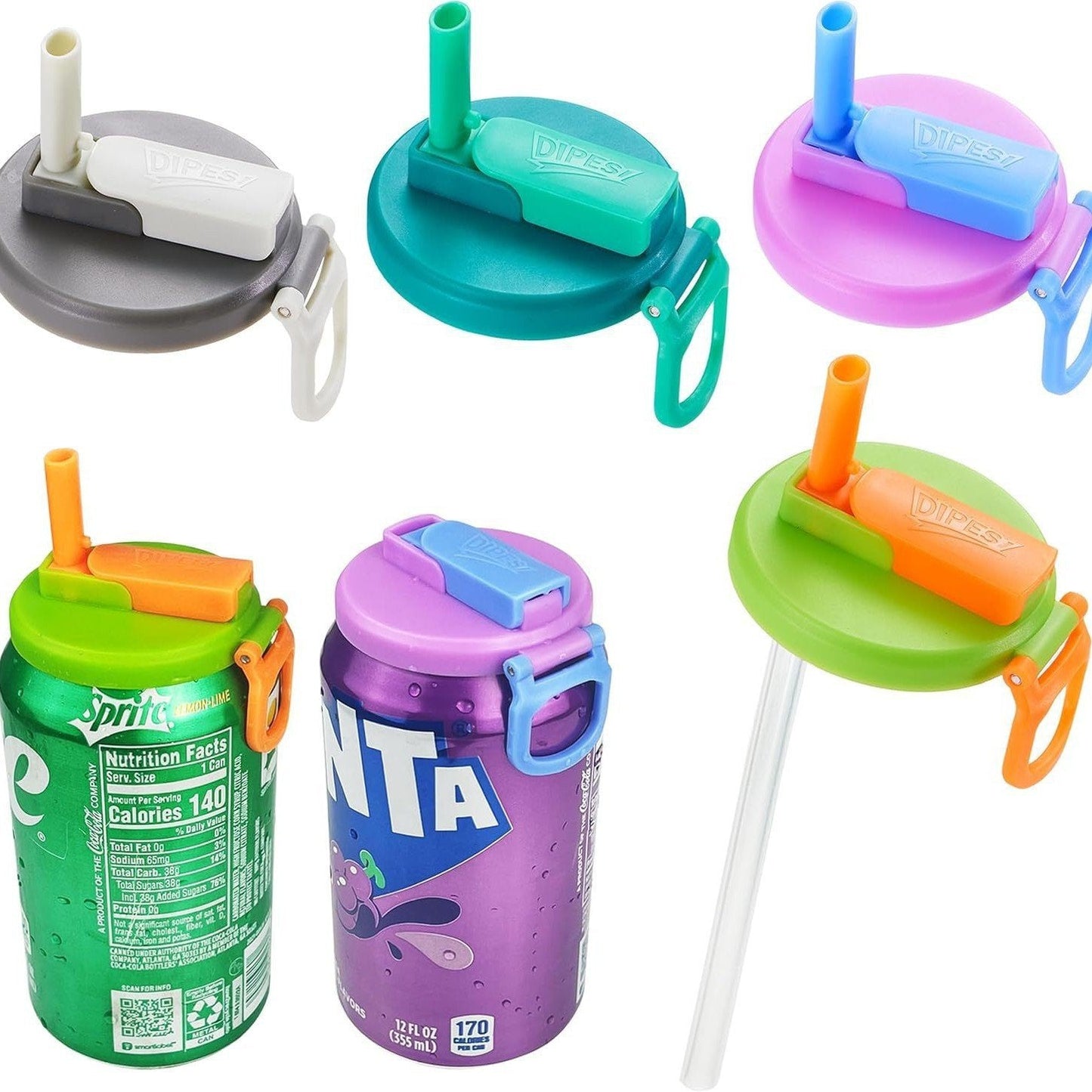 🥤 Keep Your Drink Fresh - 48% OFF - 💞Straw Soda Can Lid