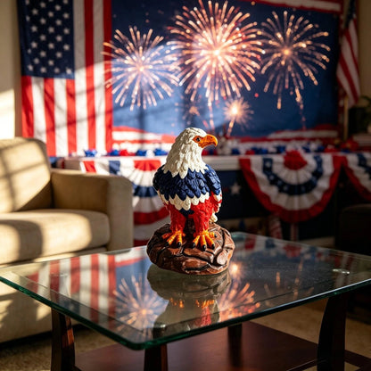 ⚡️Independence Day 49% OFF🦅🌙U.S. 250th Eagle Stained Glass Table Lamp✨