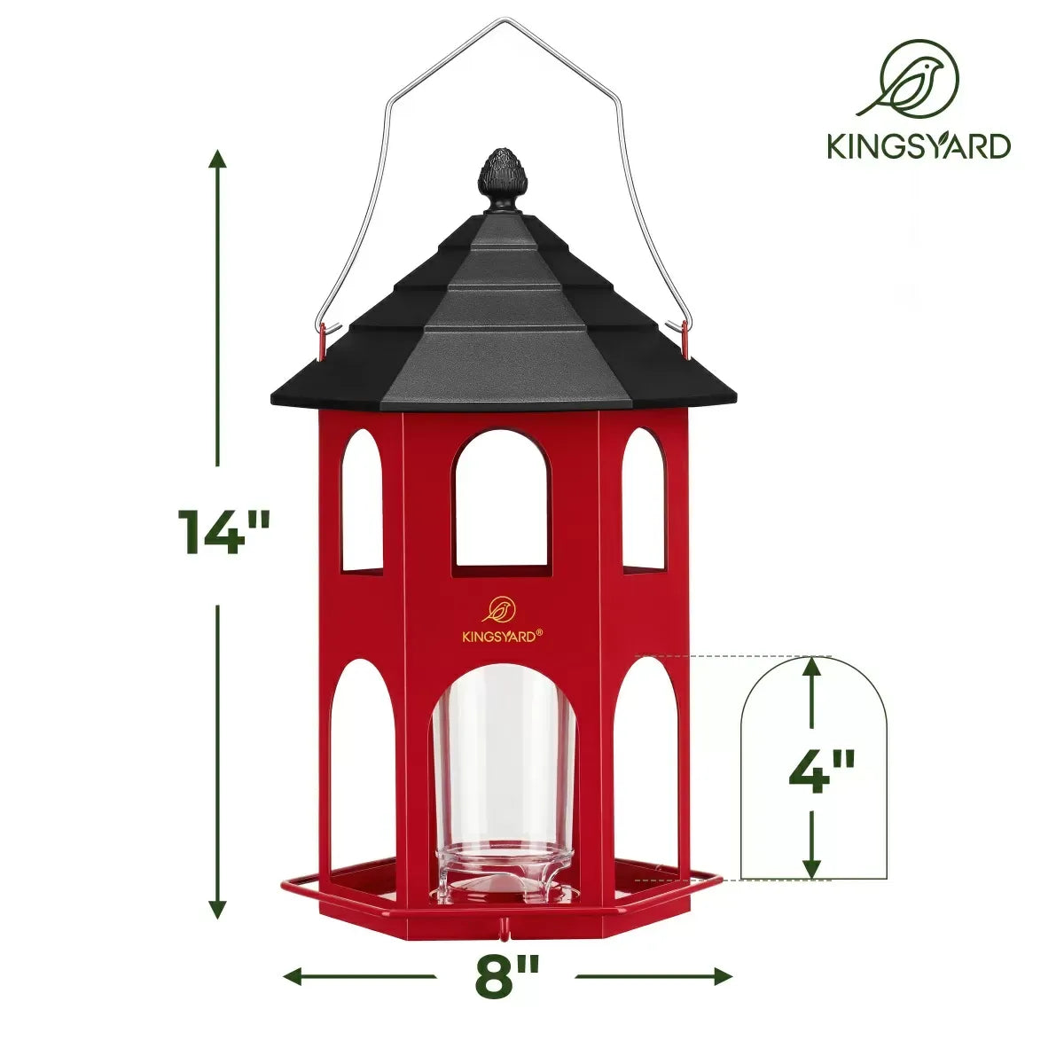 Weatherproof Metal House Bird Feeder