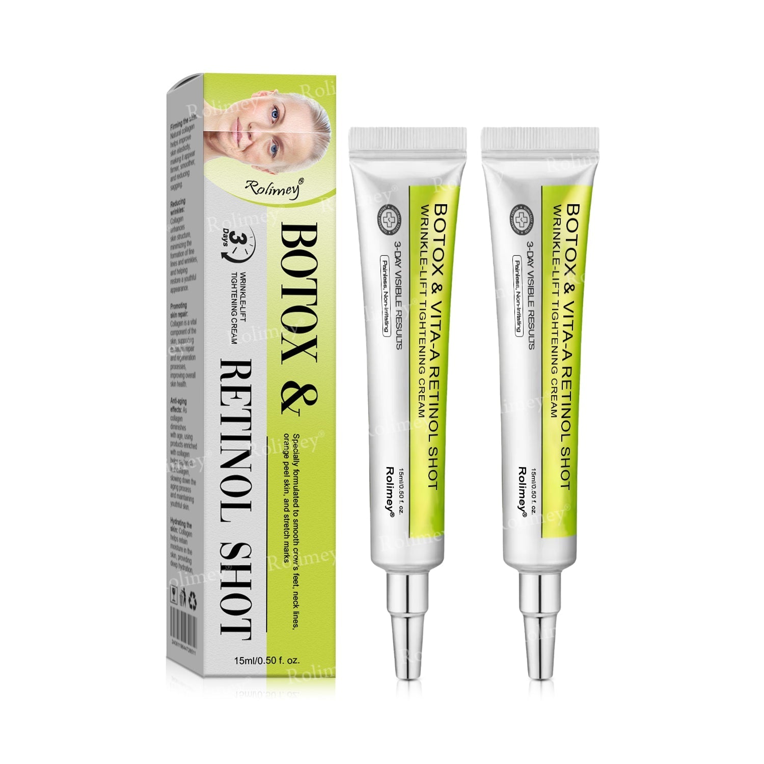 🎈❣️Made and shipped from the USA 💫Rolimey® Botox & Vita-A Retinol Shot Wrinkle-Lift Tightening cream - Last Day Promotion 70% OFF